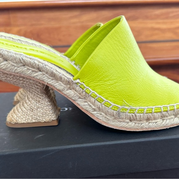 Paloma Barcelo Leonor Slide Sandal in Mint - Picture 2 of 11